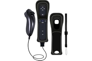 WDZP Wii Remote with Nunchuck, Wii Controller with Nunchuck, Compatible with Nintendo Wii/Wii U