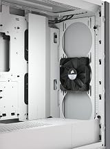Corsair 5000D Tempered Glass Mid-Tower Case White Solid Front Panel view 9