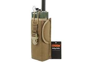EXCELLENT ELITE SPANKER MOLLE Radio Pouch Tactical Nylon Universal Radio Holder Case Bag