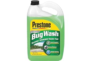 Prestone Bug Wash Windshield Washer Fluid, 1 Gallon