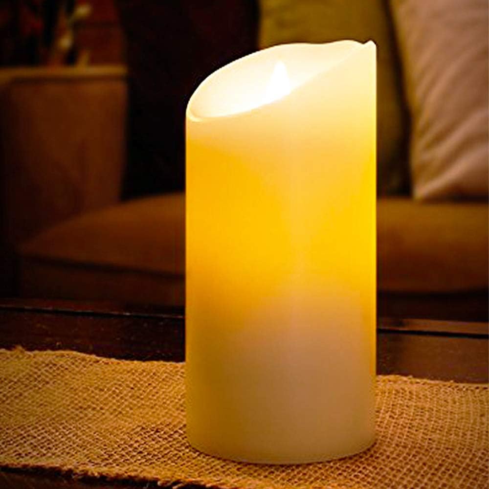 Eldnacele Large Flameless Candles Flickering with Timer(5"x 10") - Image 5