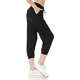 Leggings Depot Women's Jogger Track Cuff Sweatpants with Pockets for Yoga, Workout
