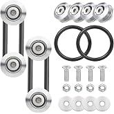 4 Sets Bumper Quick Release Kit - Universal Car Bumper Clips With O-Rings For Front/Rear Bumpers, Trunks, Hoods (Black)