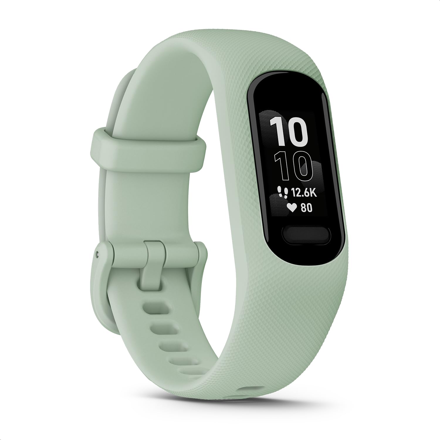 #Garmin vívosmart 5 – Fitness-Tracker mit extragroßem OLED-Touchdisplay, Gesundheitsfunktion wie Schlafqualität und Herzfreque ...