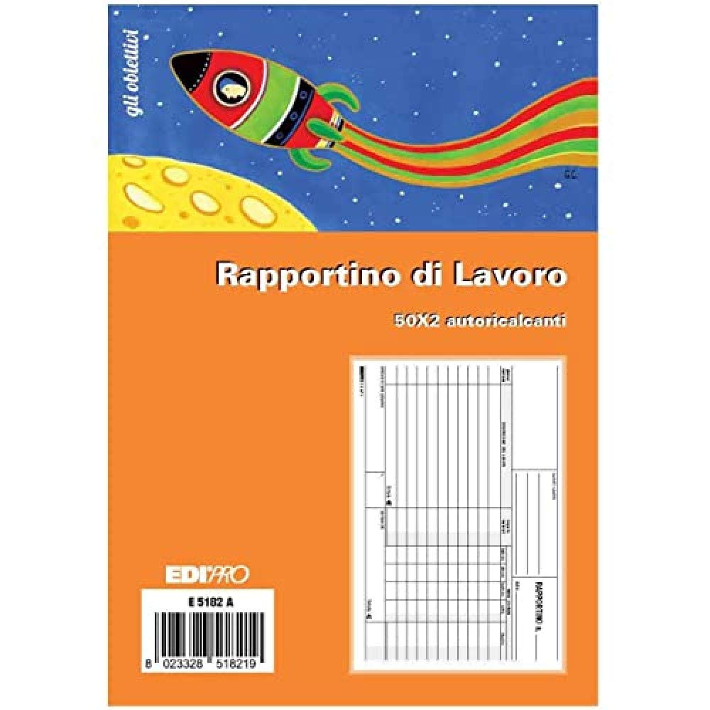 EDIPRO - E5182A - Working Report Block 50x2 self-Balancing f.to 14.8x22