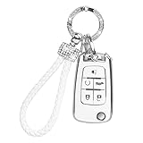 Key Fob Cover with Bling Lanyard, Compatible with