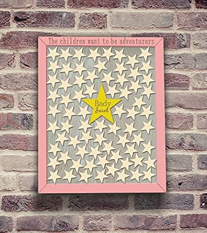 Amazon Com Tamengi Baby Shower Guest Book Drop Top Box Personalized
