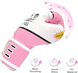 CKE Kids Boxing Gloves 4 oz Pink for Boys Girls 5-12 Training Muay Thai view 3