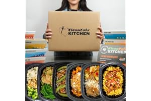Clean Eatz Weight Loss Meal Plan Kit – 6-Pack of Low-Calorie, Nutrient-Dense, Portion-Controlled Frozen Meals for Healthy Lunch & Dinner