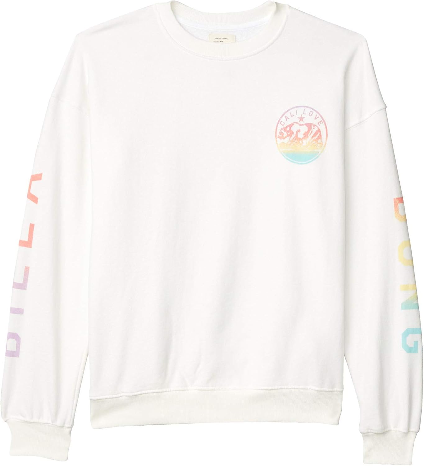 billabong white wash sweatshirt