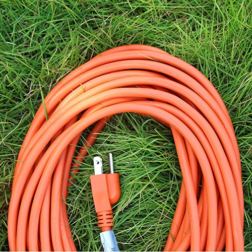 Epicord 16/3 Outdoor Extension Cord 3 Conductor Heavy Duty for Indoor and Outdoor (10 Feet) Black - EP6-07166-25 - Thumbnail 5