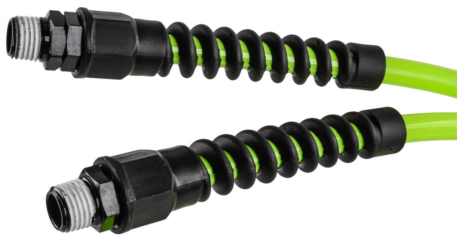 Flexzilla Polyurethane Recoil Hose, 1/4 in. x 20 ft, ZillaGreen