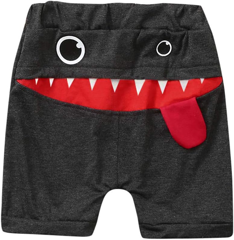 Xisheep Baby Outfits Toddler Children Kid Boys&Girls Cartoon Tongue Harem Shorts Trousers Shorts