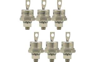 3 Pair Rectifier Diode 70A 1200V 3PCS 70HF120 3PCS 70HFR120 High Power Rectifier Metal Stud Type Forward/Reverse Rectifier Diodes