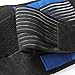 Lumbar Support with Double Banded Strong Compression Pull Straps - Black & Blue Color (Size XXXXL)