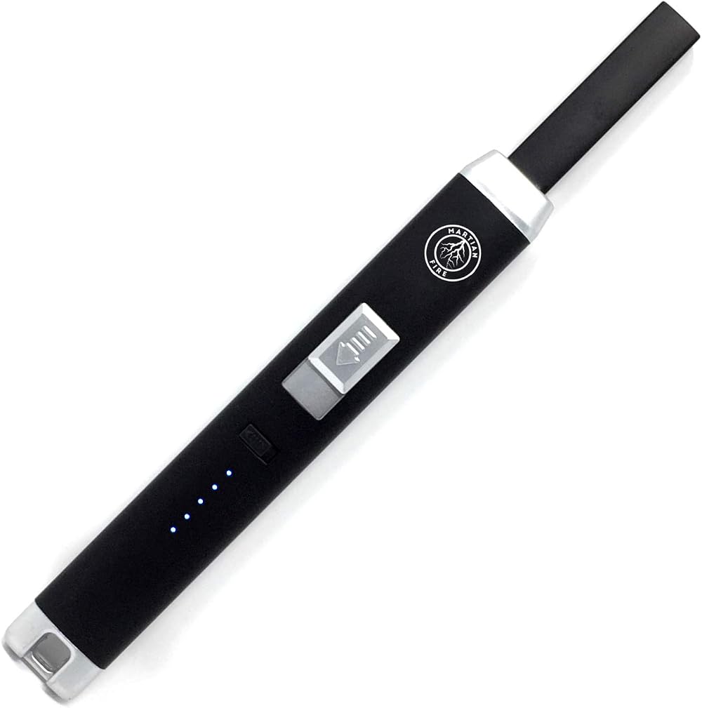 Martian Made USB Rechargeable Electric Arc Lighter Martian Fire Black