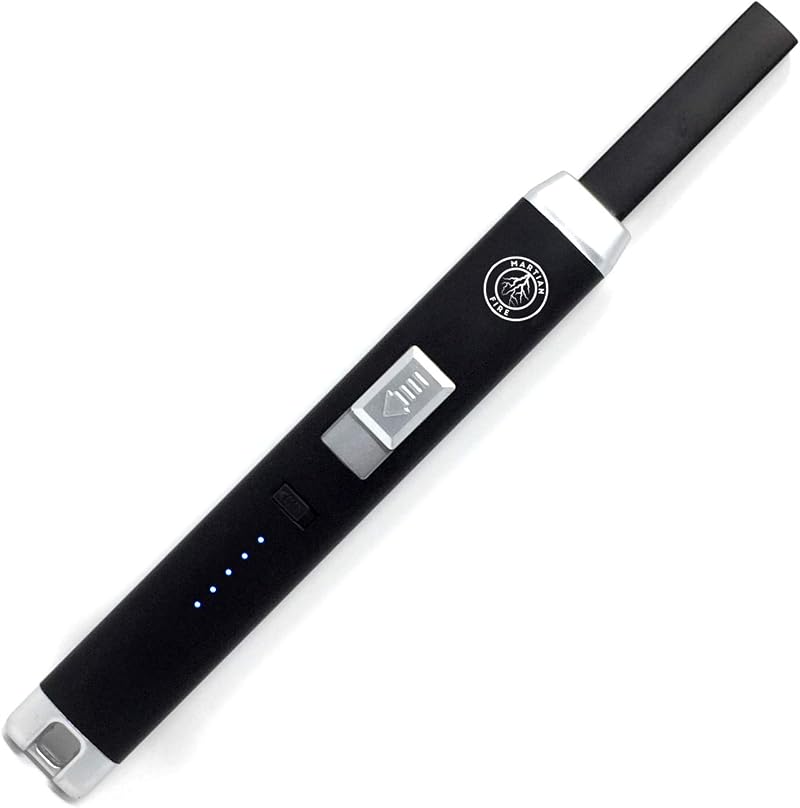 Martian Made USB Rechargeable Electric Arc Lighter Martian Fire Black