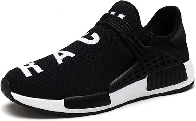 Amazon Nonbrand スニーカー ランニングシューズ メンズ 防水 レディース 快適 靴紐 ゴム 靴 アウトレット ユニセックス 柔らか スポーツシューズ カラフル シューズ ランニングシューズ おしゃれ カジュアルスニーカー シューズ バッグ