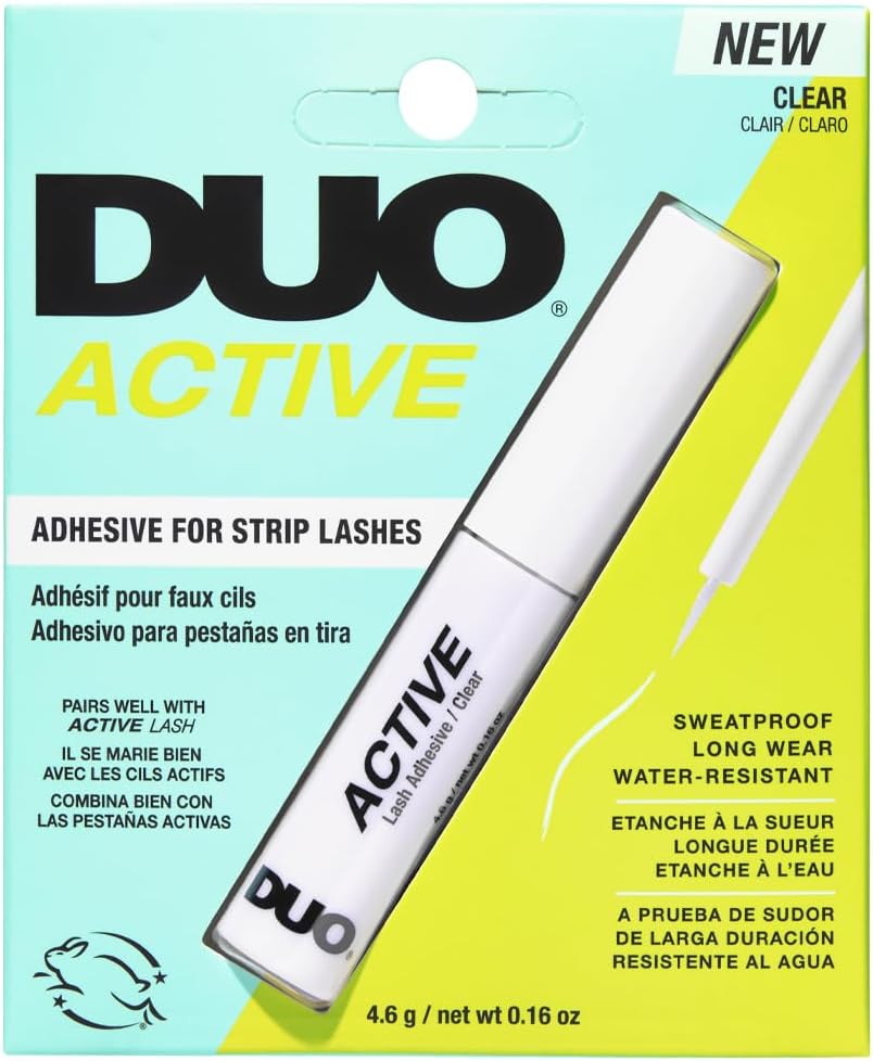 Duo Active Brush On Lash Glue, Clear Drying 4.6 g, Strip Lash Adhesive
