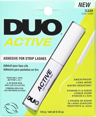 Duo Active Brush On Lash Glue, Clear Drying 4.6 g, Strip Lash Adhesive