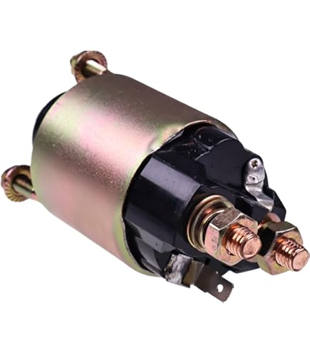 12V 3-Terminal Starter Solenoid For John Deere Kubota Mowers - AM102577 27010-7005 Replacement