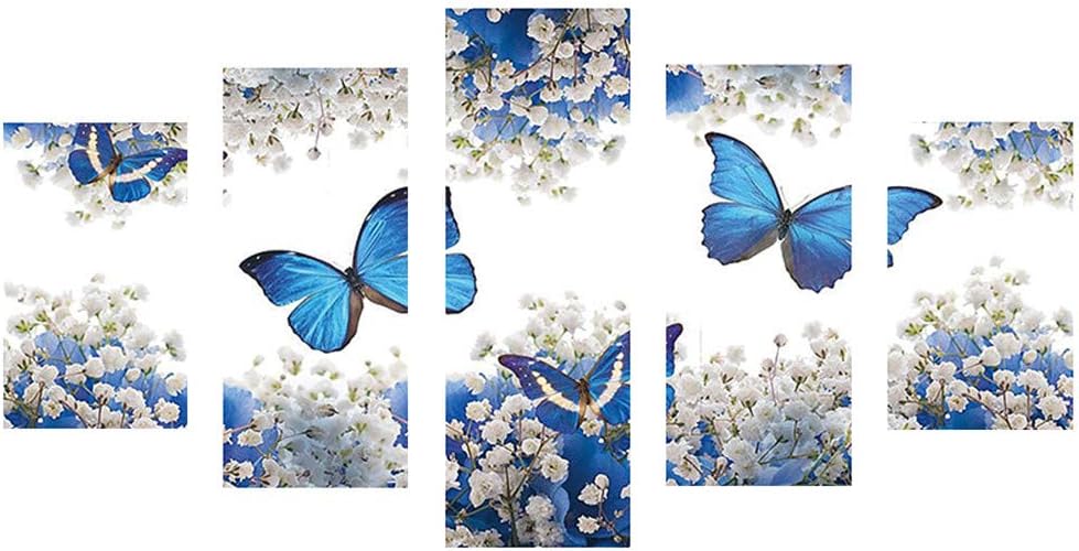 Andouy 5D DIY Diamond Painting Full Drill Cross Stitch Kit Diamond Painting Kits for Adults Rhinestone Embroidery Diamond Art for Home Wall Decor 95x45cm Numbering 122613