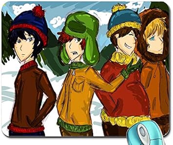 Art South Park Alternative Art Eric Cartman Stan Marsh Kenny Mccormick Kyle Broflovski 6000x3900 Wall Mouse Pad Computer Mousepad Amazon Co Uk Office Products