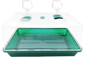LEJOY GARDEN Propagator with Humidity Vents Domes,Heavy Duty Growing Tray Mini Greenhouse for Seedlings,Clones
