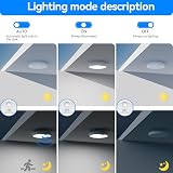 Peasur Motion Sensor LED Ceiling Light 6000K 300LM Battery Powered Ø18cm view 5