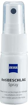 ZEISS AntiBESCHLAG Set (15 ml mit Tuch) zum Schutz Ihrer Brillengläser vor Beschlagen.