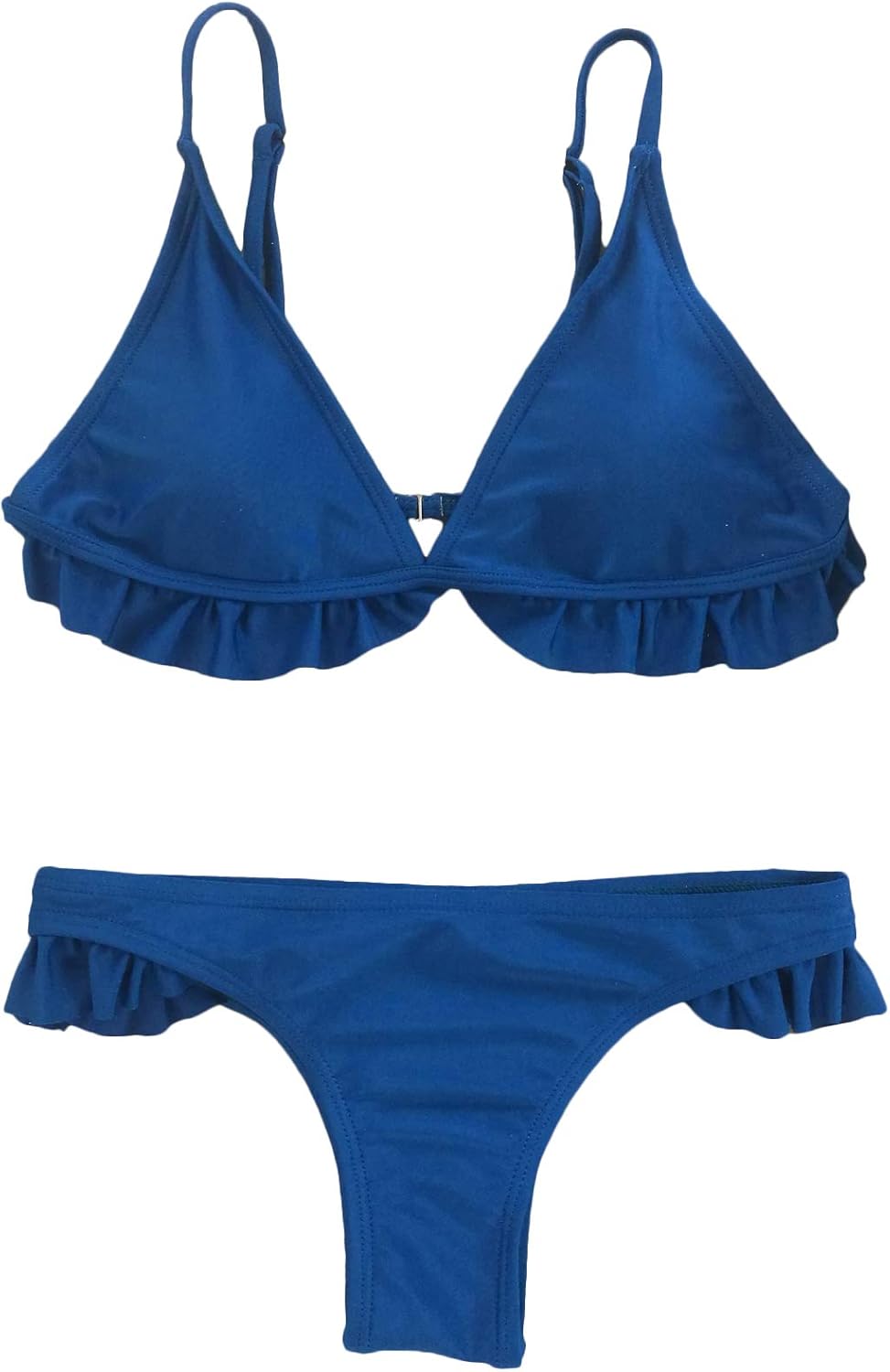 ruffle hem swimsuit