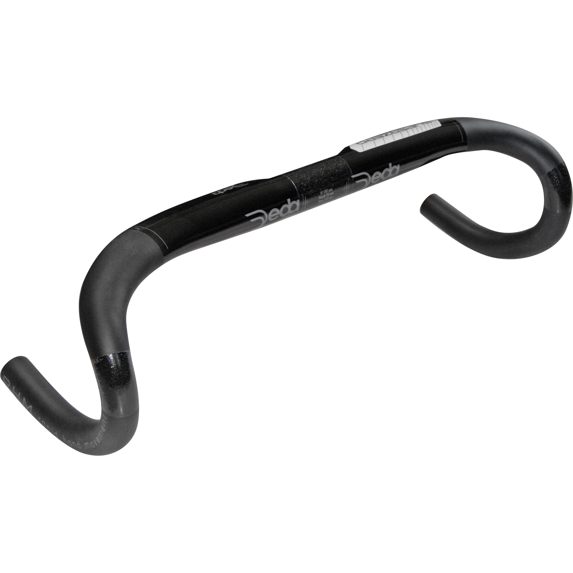 DEDA-ELEMENTI 305383845 Guidon Superzero DCR 46cm Al Mixte, Noir (Noir), Taille Unique