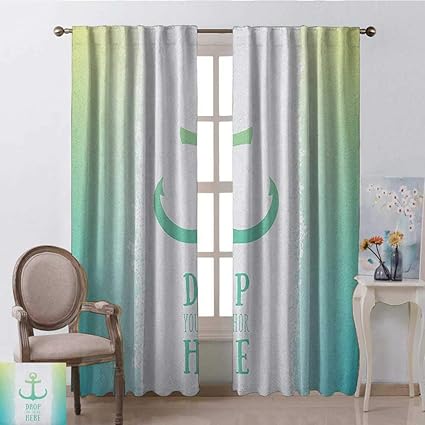 Amazon Com Youpinnong Nautical Curtains Sliding Glass Doors