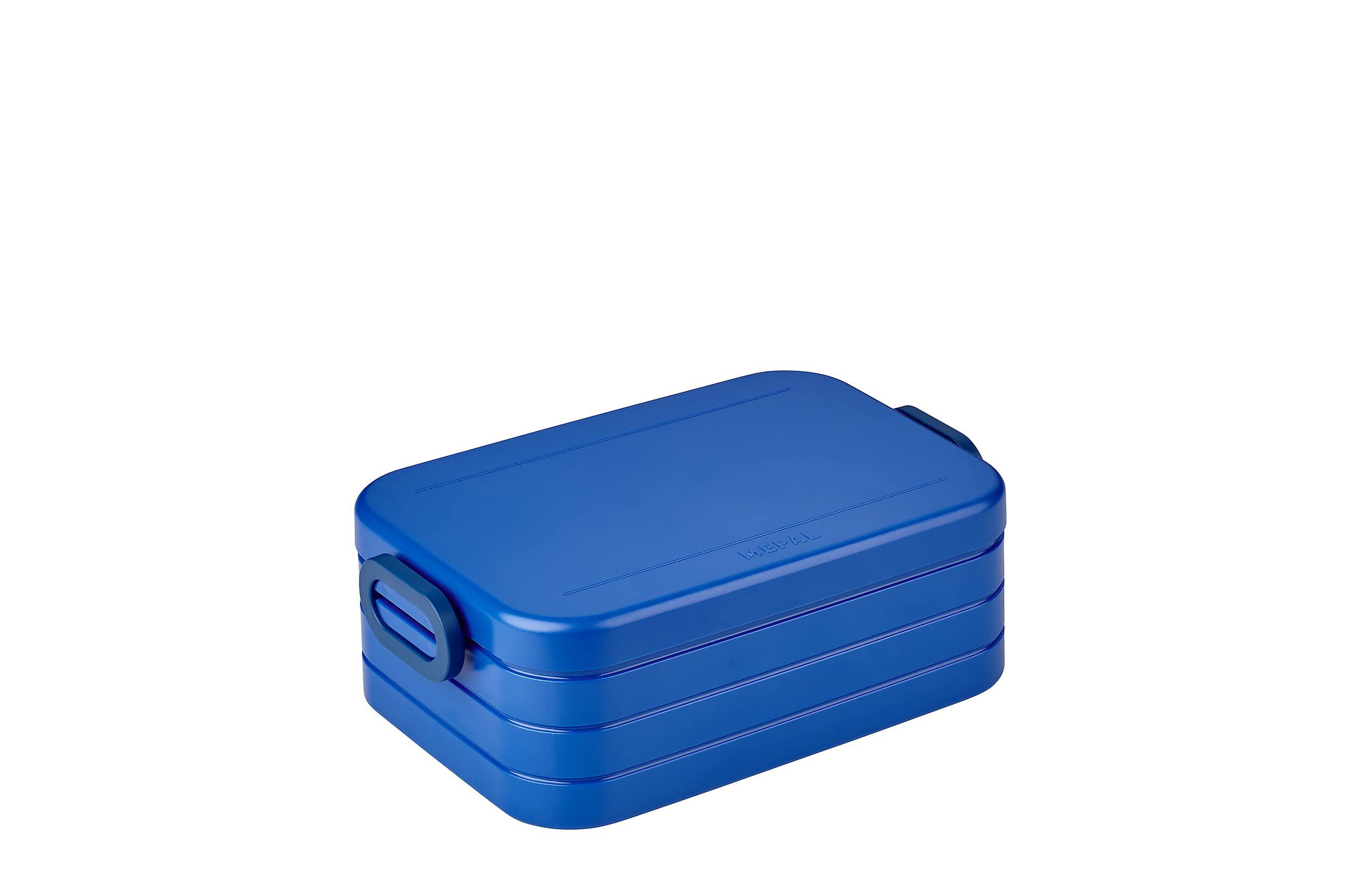 Mepal – Lunch Box Take a Break Midi – Lunch Box To Go - For 2 Sandwiches or 4 Slices of Bread – Suitable for the Dishwasher - 900 ml - Vivid Blue