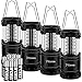 LED Camping Lantern, Costech 4 PACK Portable Brightest Outdoor Emergency Light; with 12 AA Batteries for Camping, Hiking, Fishing, Hurricane, Storm, Outage