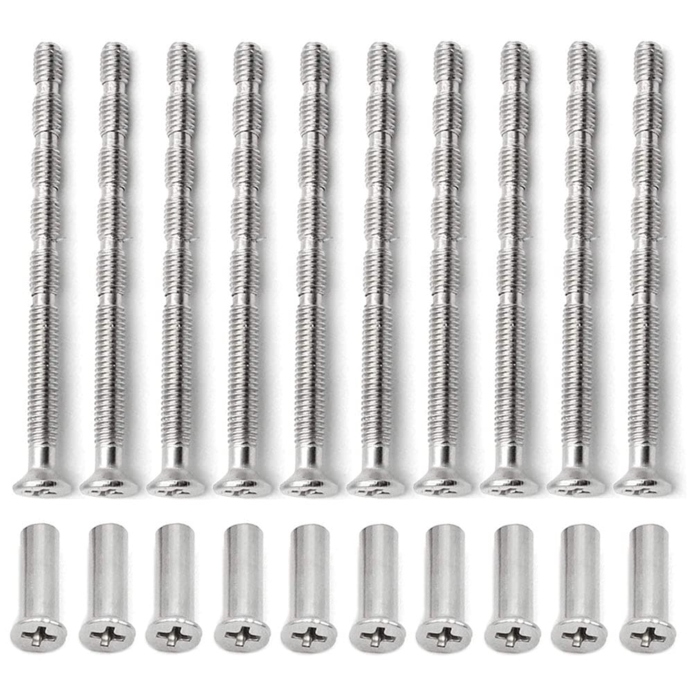 20 Sets Door Handle Screws M4 Door Handle Fixing Screws Door Handle Screws Bolt Connecting Fixing for Fixing Door Handles Escutcheons Cabinet Drawers