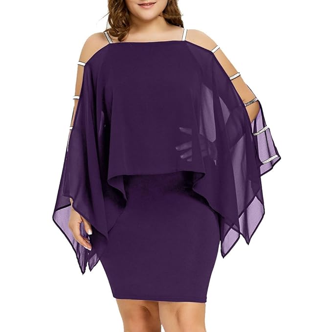 casual purple dress