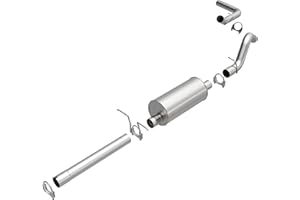 BRExhaust Direct-Fit Replacement Exhaust System 106-0212: Compatible with 1997-1999 Dodge Dakota