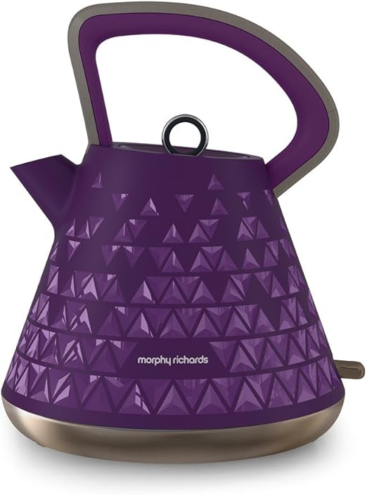 Morphy Richards Pyramid Kettle Prism 108107 Purple Electric Kettle