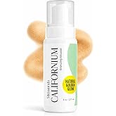 Skinerals Self Tanner Mousse, Organic Sunless Tanning Foam for Face & Body, Natural Looking, Streak-Free, Quick-Drying, Long-Lasting Fake Tan, 8 oz, Californium