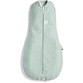 ergoPouch Cocoon Swaddle Sack 0.2 TOG - Baby Sleep Sack, Gentle Snug Fit Helps Calm Startle Reflex, Ideal for Arms In/Out Sleeping, Soft Breathable Fabric for Better Sleep (0-3 Months, Sage)