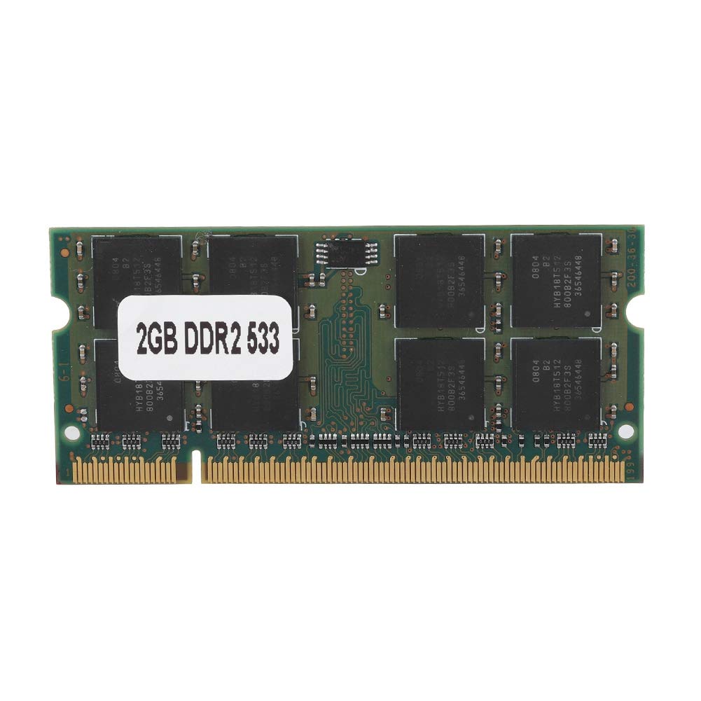 fasient 2G DDR2 PC2-4200 1.8V 200Pin Desktop PC Computer Ram Memory Module for INTEL/for AMD(2GB, 533MHZ)