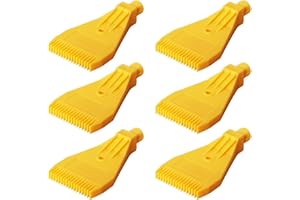 Ohamtes 6PCS G1/4 External Thread, ABS Flat Nozzle, Air Blowing Nozzle, Water Cooling Nozzle, Single Hole Fixed, Suitable for Air Compressor Parts, Air Drying Dust Removal, Surface Treatment