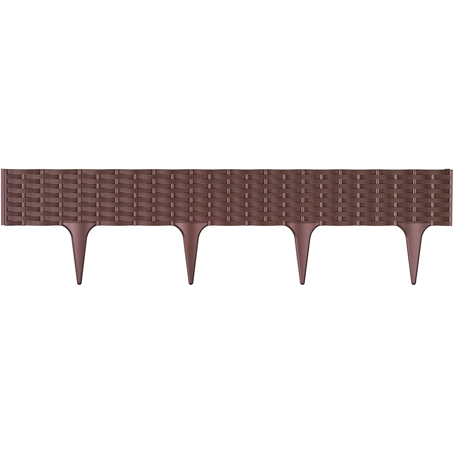 Prosper Plast IBRA-R222 390 x 18.65 cm Garden Border - Brown