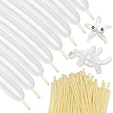 ZBYDNG 260 Balloons Clear, Thickening Long Balloons