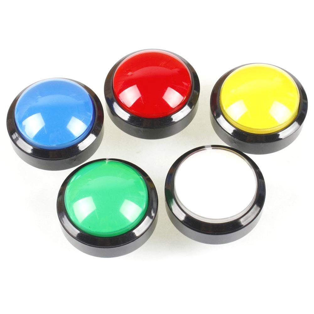 Tongmisi 100mm Big Dome Convex Type Arcade Button 12V LED