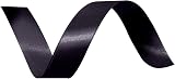 Vaessen Creative Satin Ribbon Grey 9mm x 10m Double-Sided Shine view 2