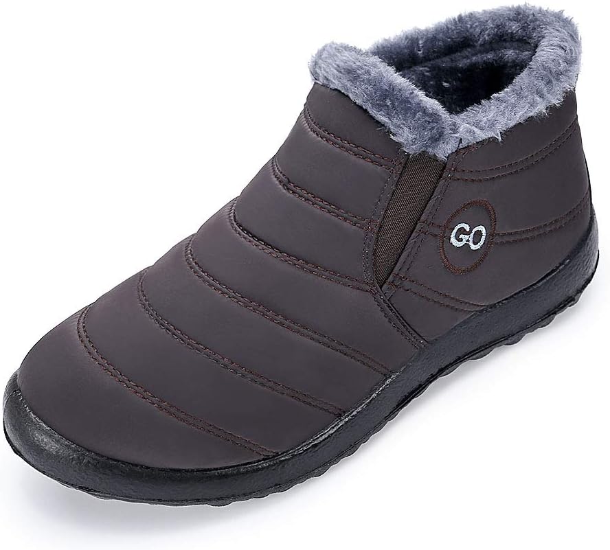 DUOYANGJIASHAWomens Snow Boots Winter Shoes Warm Fur Lined Ankle Booties Waterproof Comfortable Boots for Women