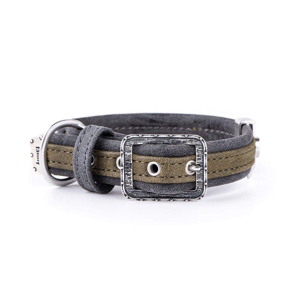 MyFamily Faux Leather Collar Made in Italy Ascot Collection