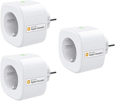 Smart Steckdose Funktioniert Mit Apple Siri Meross Wlan Plug Intelligent Stecker Kompatibel Mit Apple Homekit Alexa Google Assistant Und Smartthings Kein Hub Erforderlich 16 A 2 4 Ghz 3 Pcs Amazon De Baumarkt